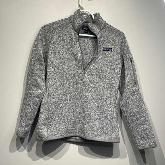 Patagonia Jackets & Blazers - Patagonia Gray 1/4 Zip Pullover Sweater Size Small